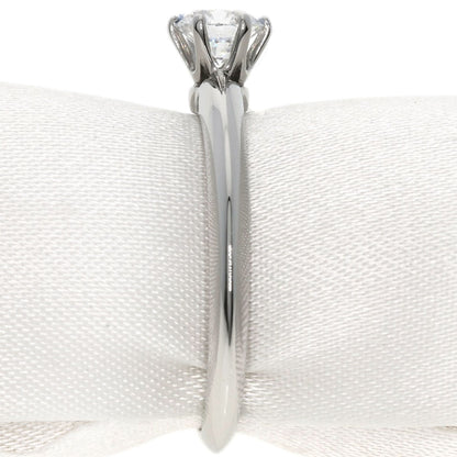 TIFFANY&Co.   Ring Solitaire Knife Edge Diamond Platinum PT950 Ladies