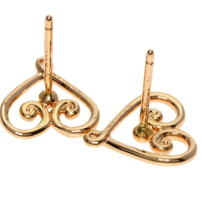 TIFFANY&Co.   earring Venice Goldoni Heart K18 Pink Gold Ladies