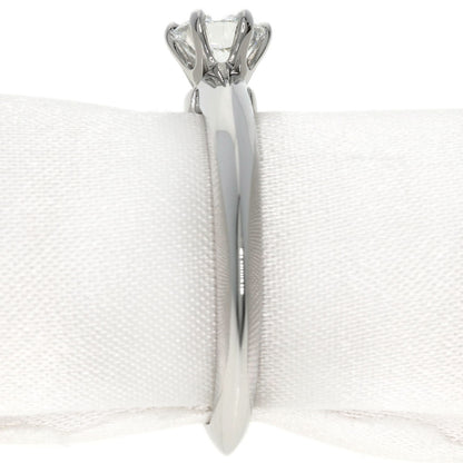 TIFFANY&Co.   Ring Solitaire Knife Edge Diamond Platinum PT950 Ladies