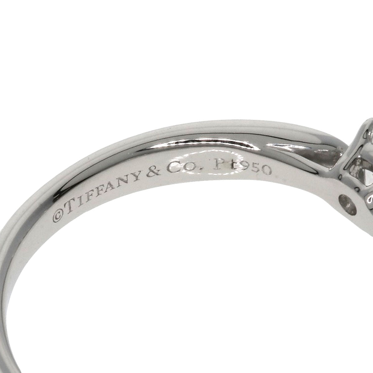 TIFFANY&Co.   Ring Harmony Round Bracelet Lillian 1P Diamond Platinum PT950 Ladies