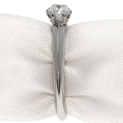 TIFFANY&Co.   Ring Solitaire Knife Edge Diamond Platinum PT950 Ladies