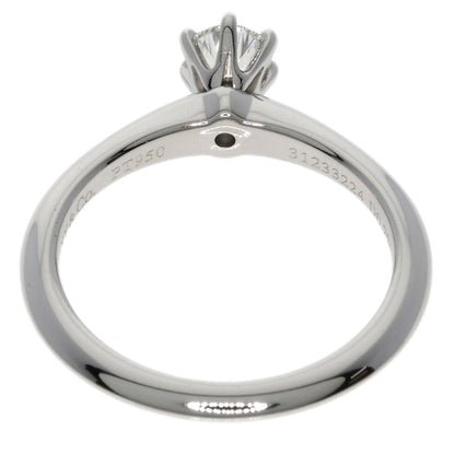 TIFFANY&Co.   Ring Solitaire Knife Edge Diamond Platinum PT950 Ladies