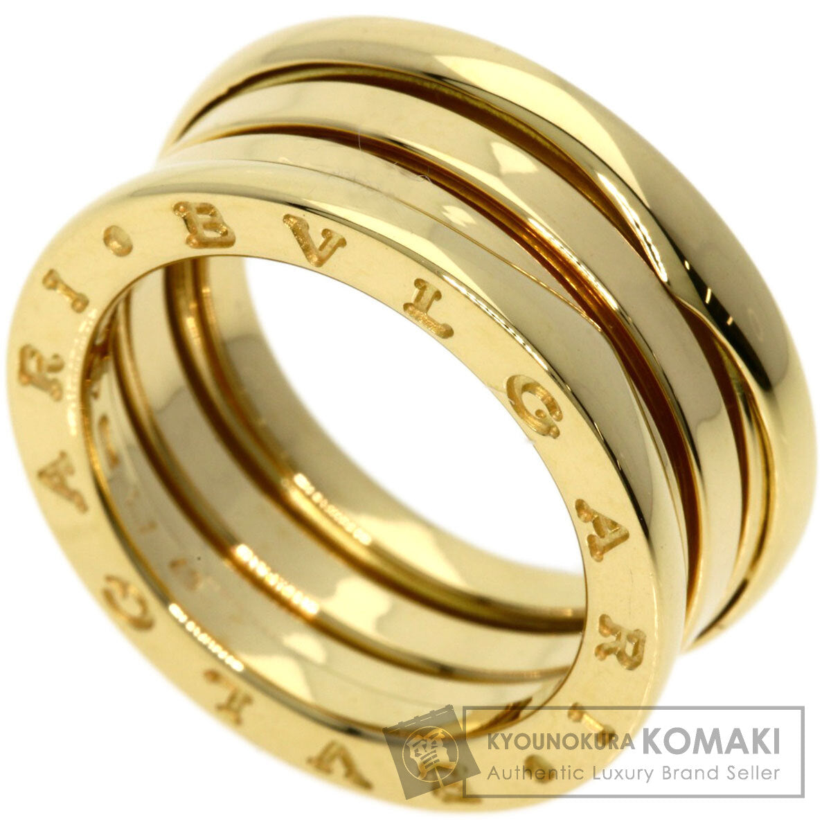 BVLGARI   Ring B.zero1 2 Band #49 K18 Yellow Gold Ladies