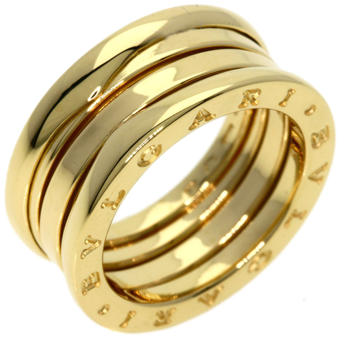 BVLGARI   Ring B.zero1 2 Band #49 K18 Yellow Gold Ladies