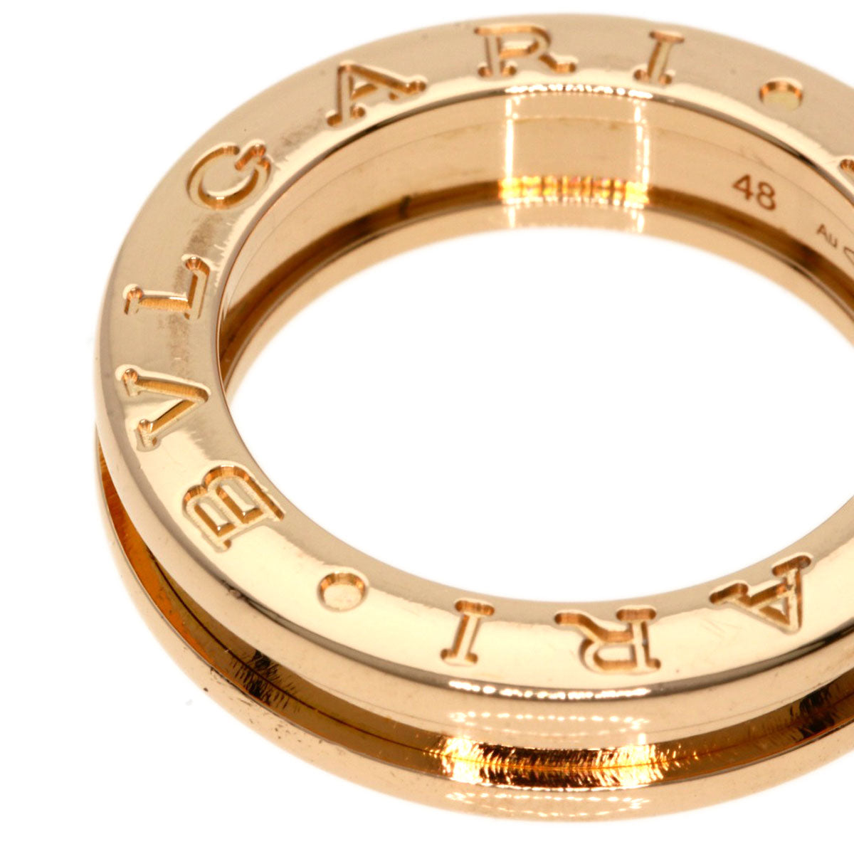 BVLGARI   Ring B.zero1 XS 1 band #48 K18 Pink Gold Ladies