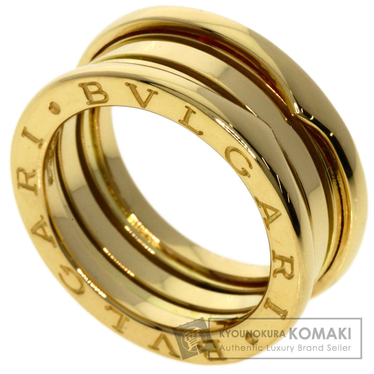 BVLGARI   Ring B.zero1 2 band #52 K18 Yellow Gold Ladies