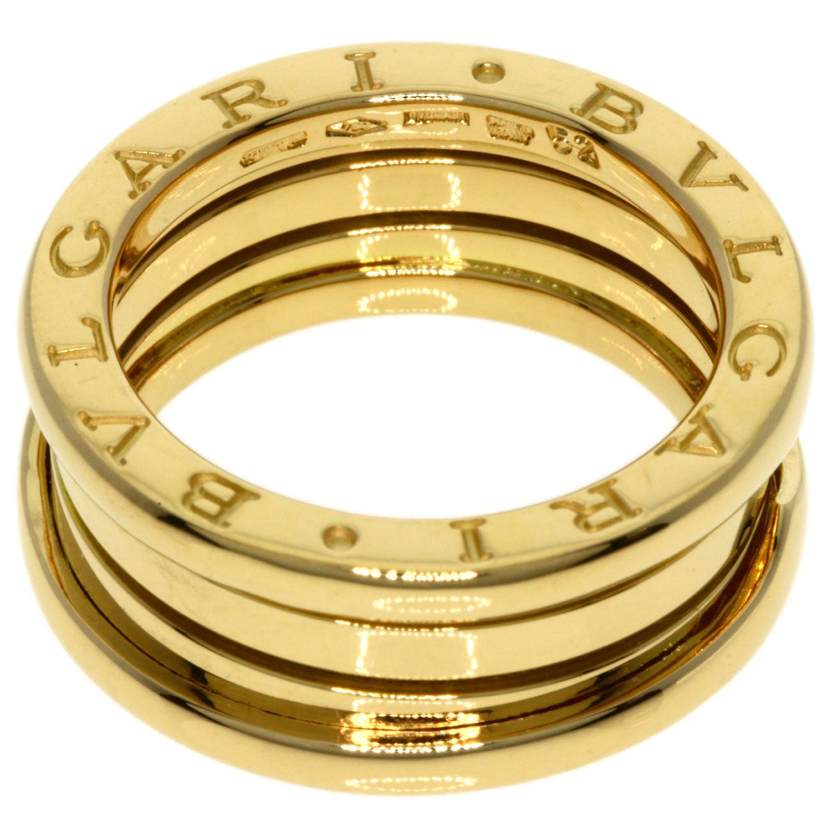 BVLGARI   Ring B.zero1 2 band #52 K18 Yellow Gold Ladies