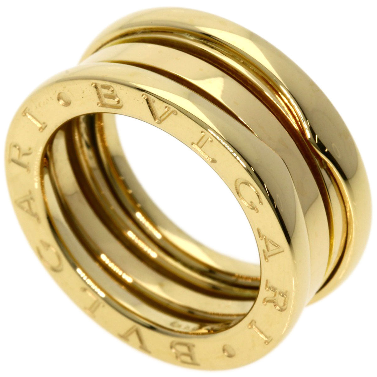 BVLGARI   Ring B.zero1 2 Band #48 K18 Yellow Gold Ladies