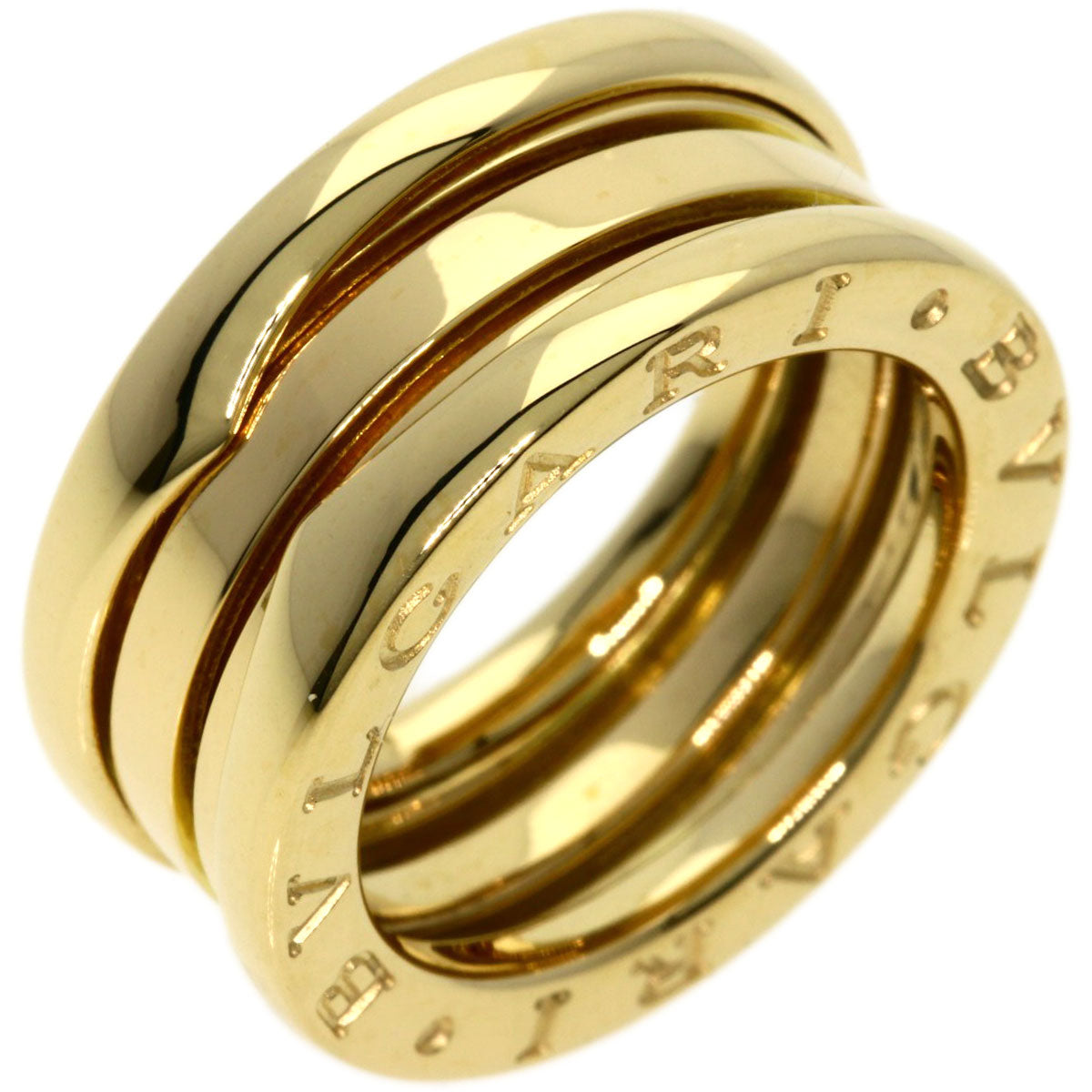 BVLGARI   Ring B.zero1 2 Band #48 K18 Yellow Gold Ladies