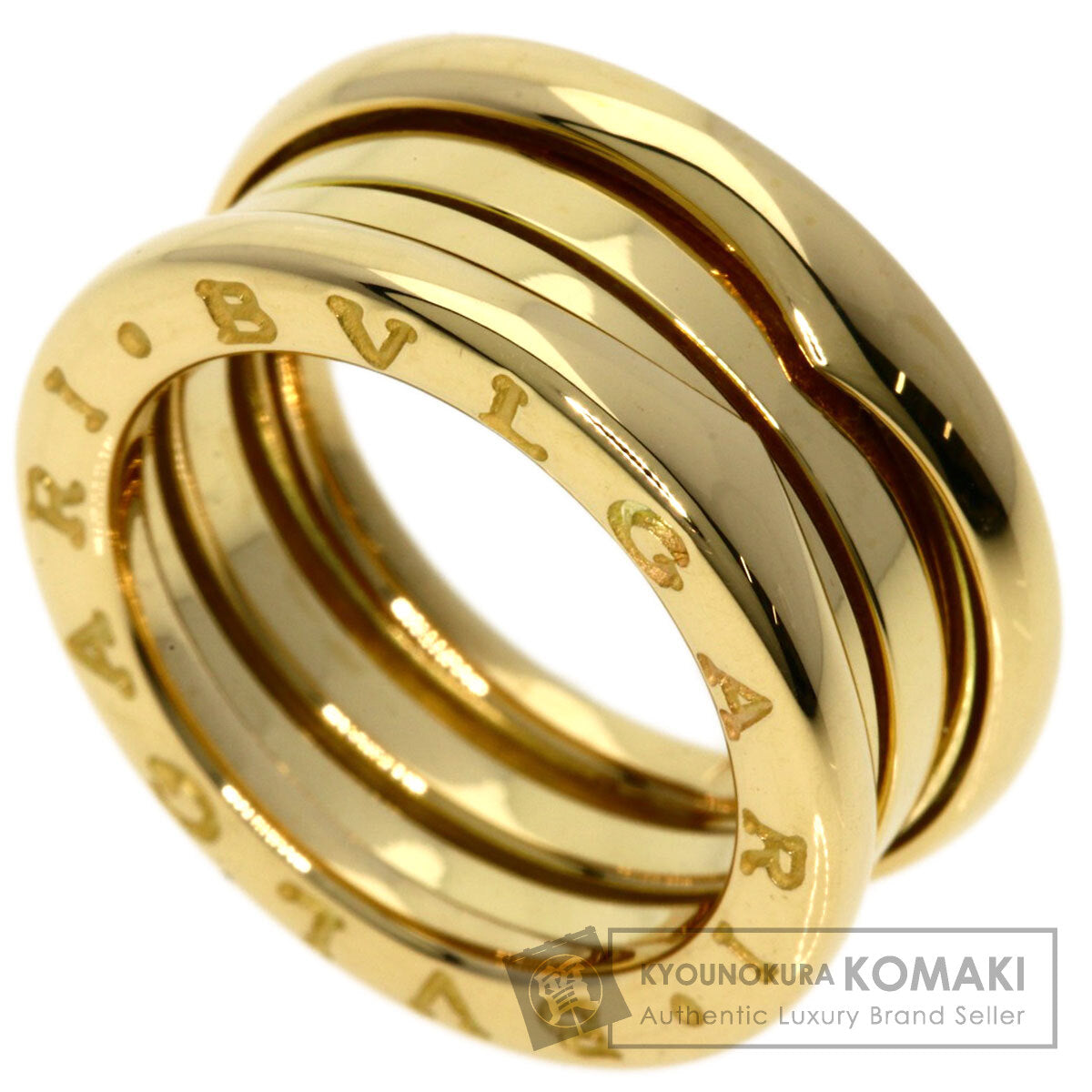 BVLGARI   Ring B.zero1 2 Band #47 K18 Yellow Gold Ladies