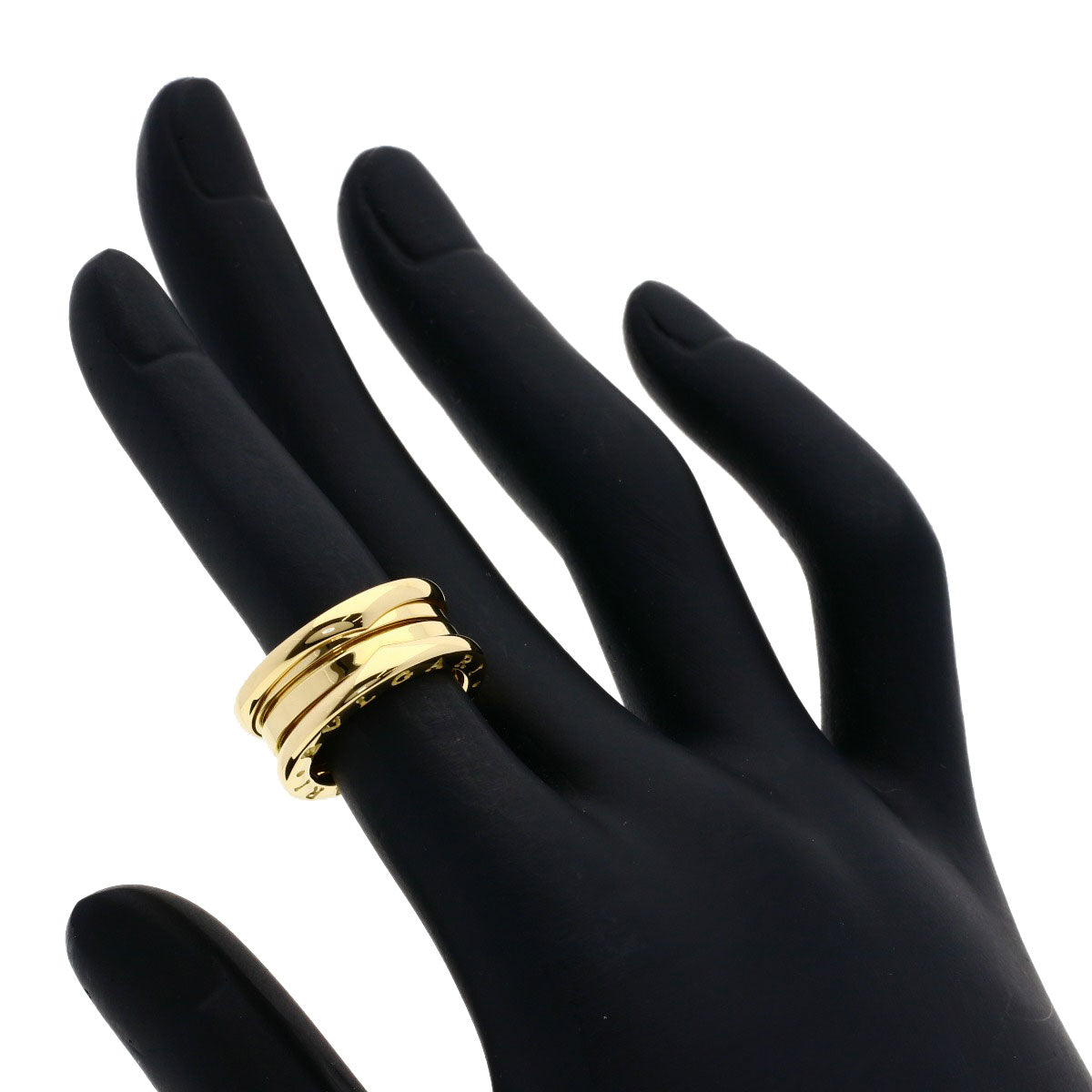 BVLGARI   Ring B.zero1 2 Band #47 K18 Yellow Gold Ladies