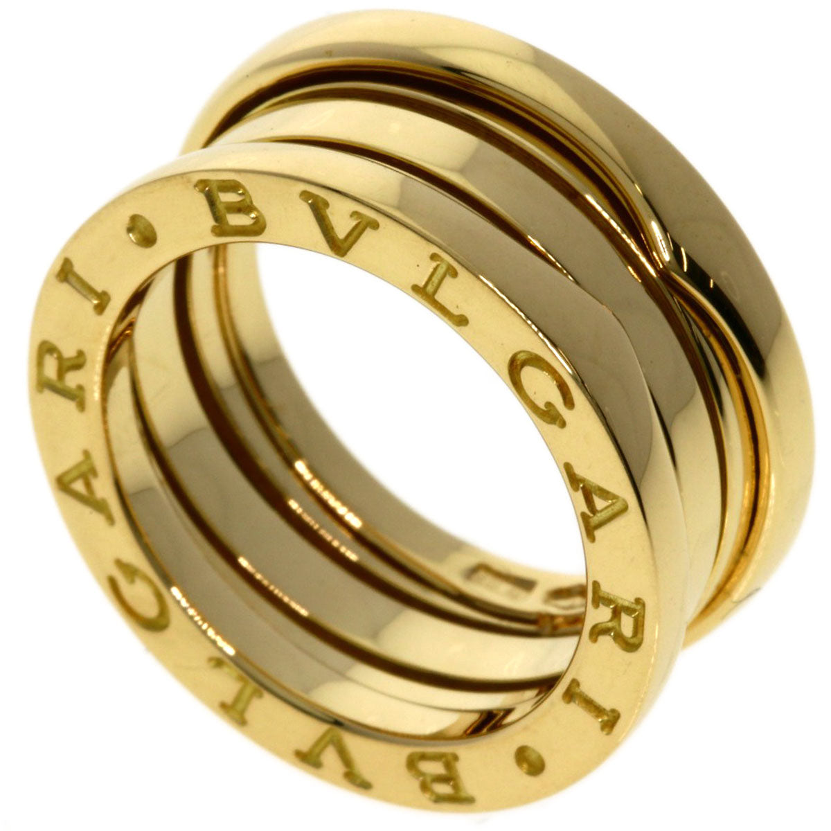 BVLGARI   Ring B.zero1 2 Band #48 K18 Yellow Gold Ladies