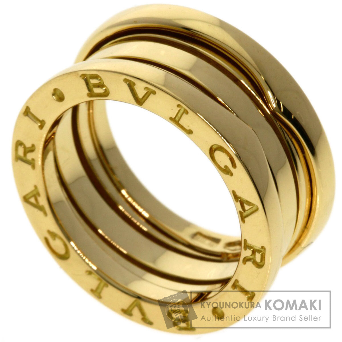 BVLGARI   Ring B.zero1 2 Band #48 K18 Yellow Gold Ladies