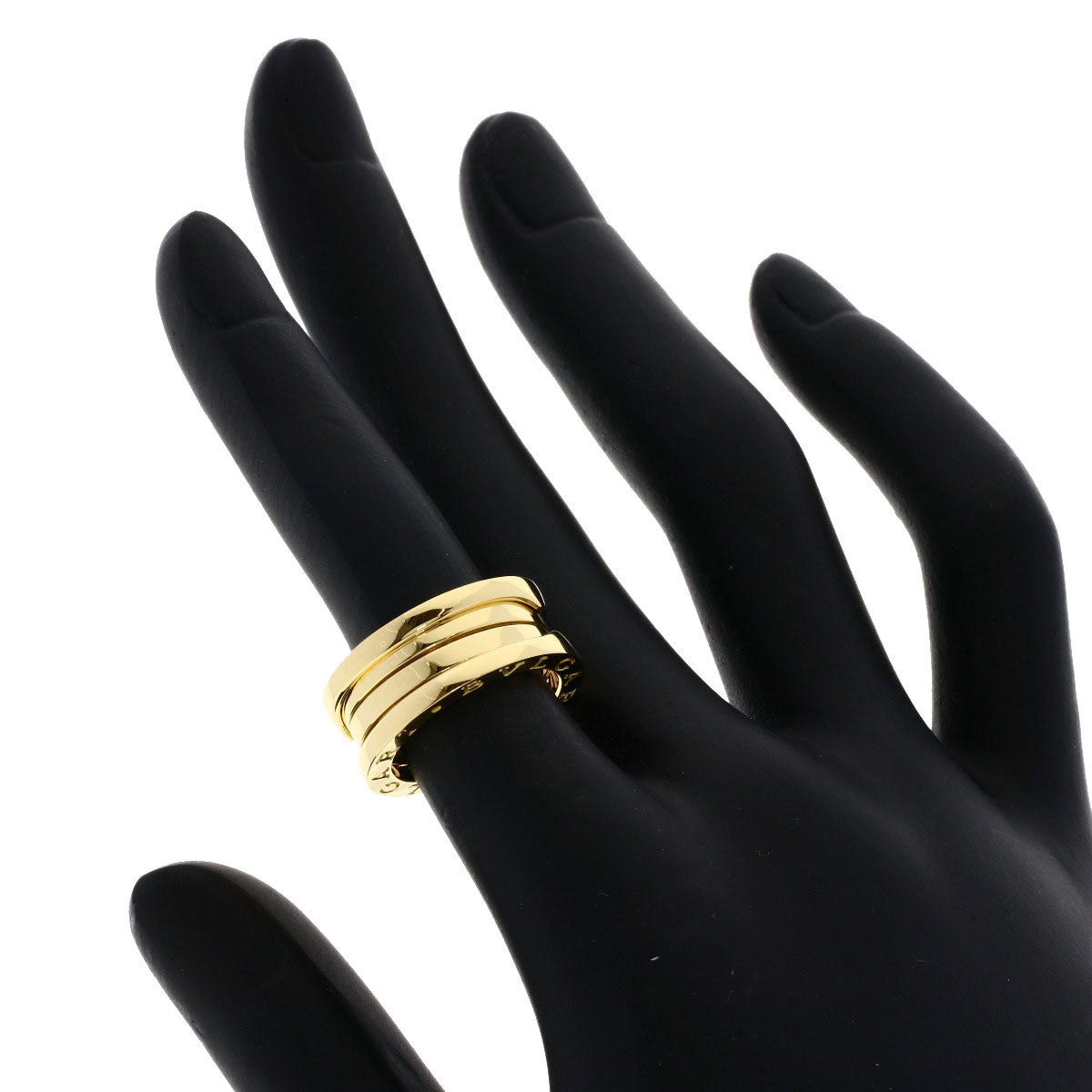 BVLGARI   Ring B.zero1 2 Band #48 K18 Yellow Gold Ladies