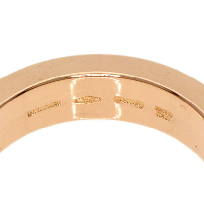 BVLGARI   Ring Double Logo 1P Diamond K18 Pink Gold Ladies