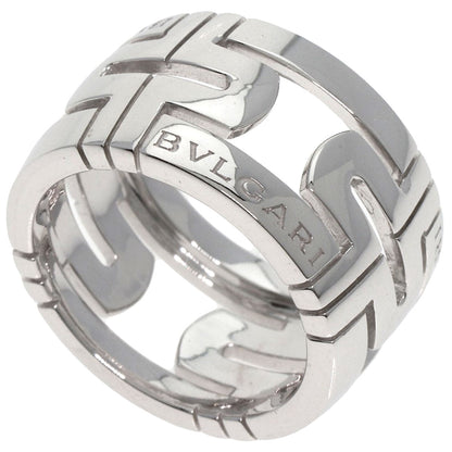 BVLGARI   Ring Parentesi Openwork Large #49 K18 White Gold Ladies