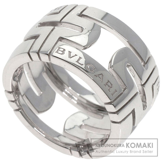 BVLGARI   Ring Parentesi Openwork Large #49 K18 White Gold Ladies