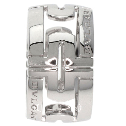 BVLGARI   Ring Parentesi Openwork Large #49 K18 White Gold Ladies