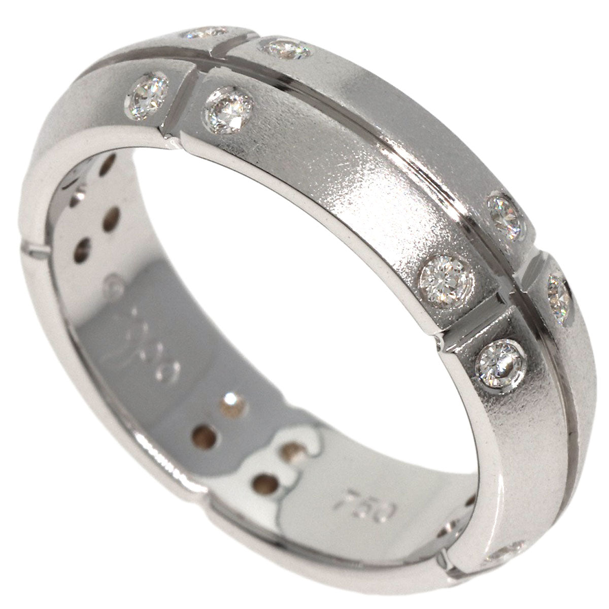 TIFFANY&Co.   Ring Streammerica Diamond K18 White Gold Ladies