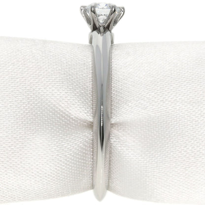 TIFFANY&Co.   Ring Solitaire Knife Edge Diamond Platinum PT950 Ladies