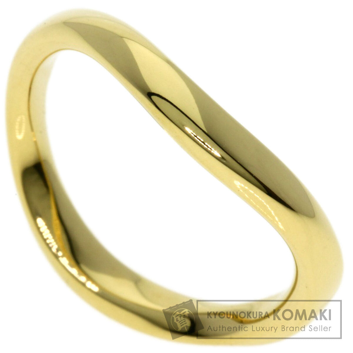 TIFFANY&Co.   Ring Curved band K18 Yellow Gold Ladies