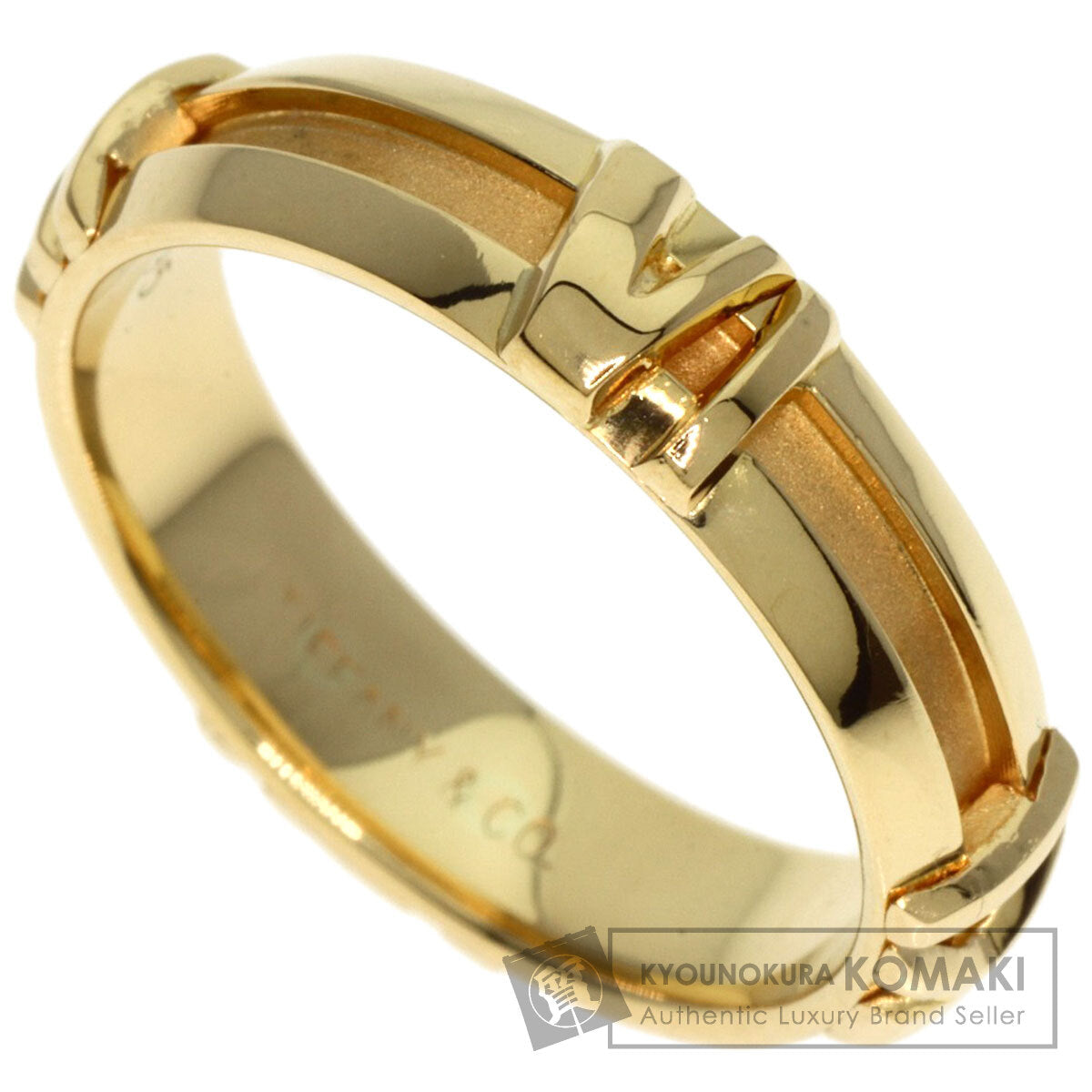 TIFFANY&Co.   Ring Atlas Numeric K18 Yellow Gold Ladies