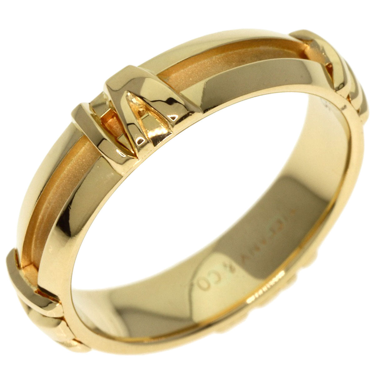 TIFFANY&Co.   Ring Atlas Numeric K18 Yellow Gold Ladies