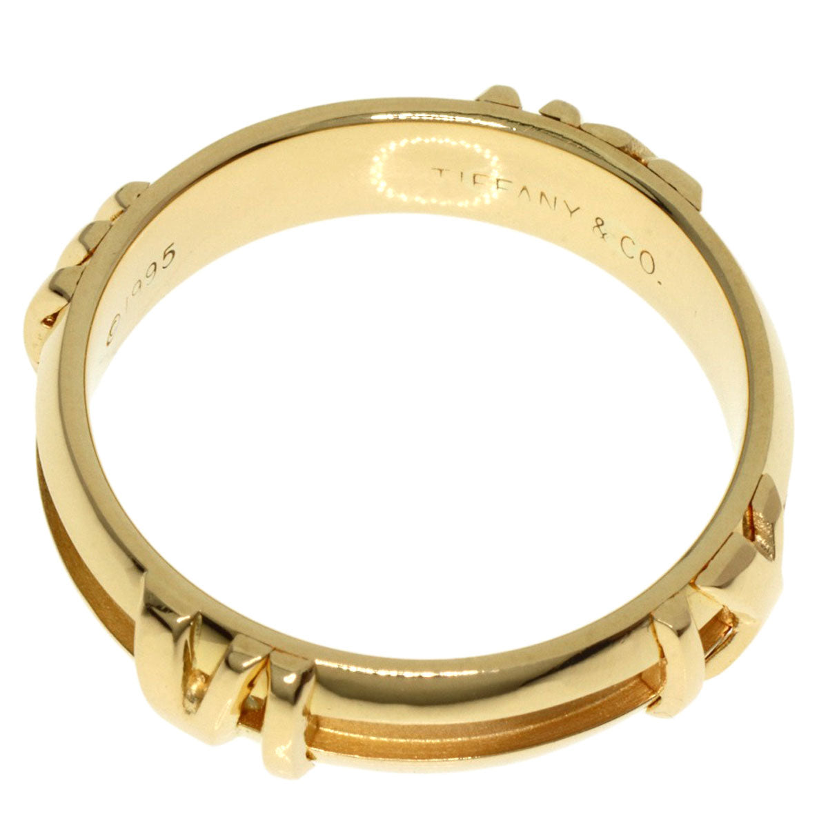 TIFFANY&Co.   Ring Atlas Numeric K18 Yellow Gold Ladies