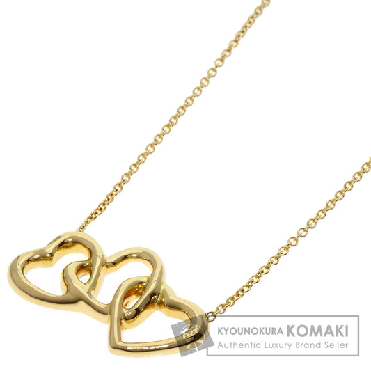 TIFFANY&Co.   Necklace Triple heart K18 Yellow Gold Ladies