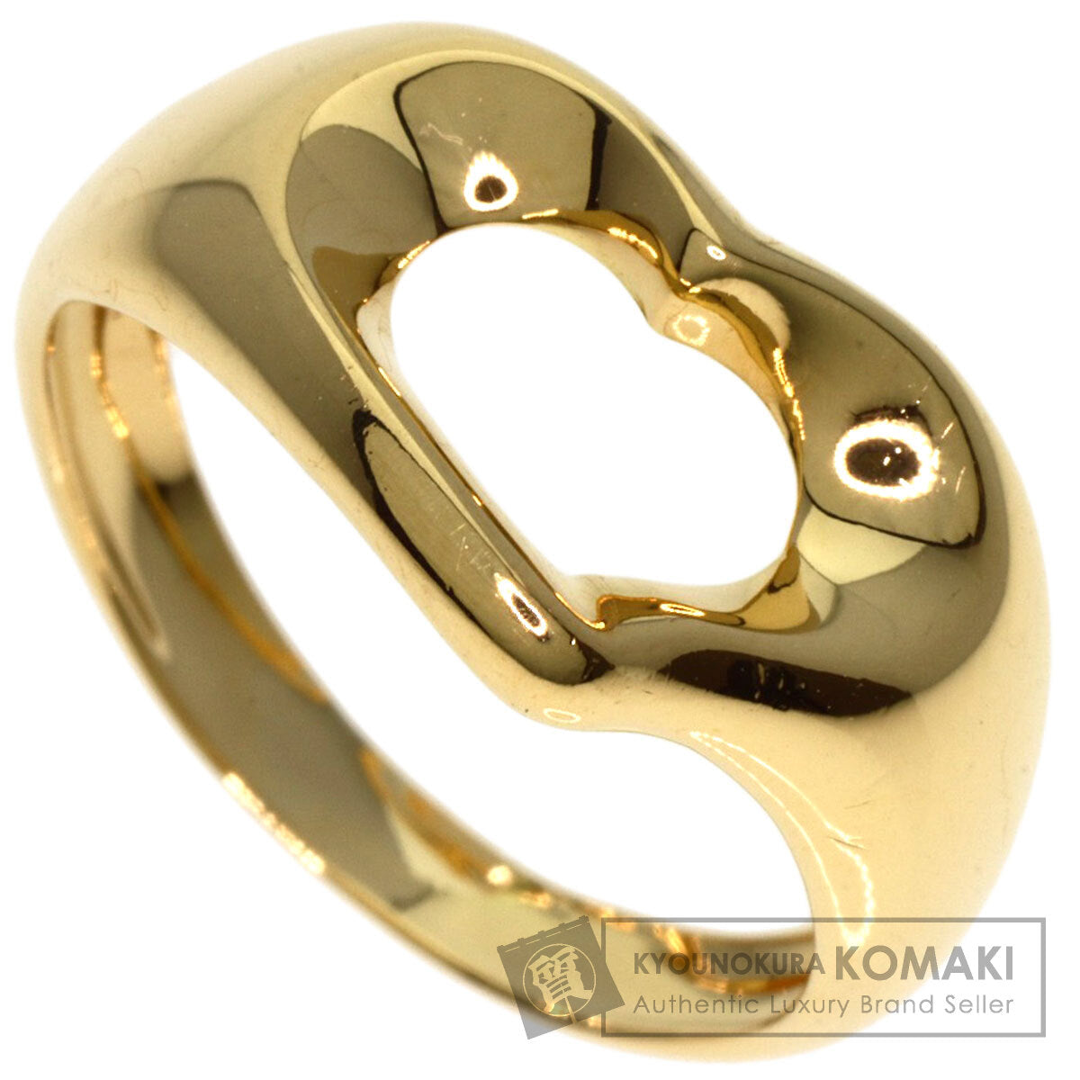 TIFFANY&Co.   Ring Open heart K18 Yellow Gold Ladies