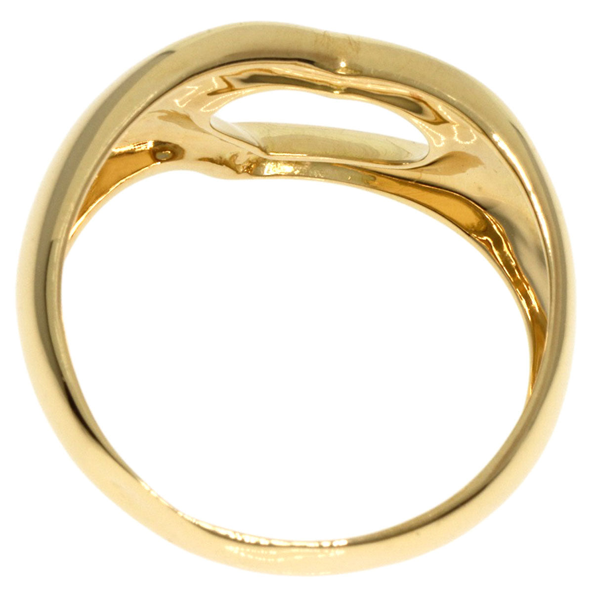 TIFFANY&Co.   Ring Open heart K18 Yellow Gold Ladies