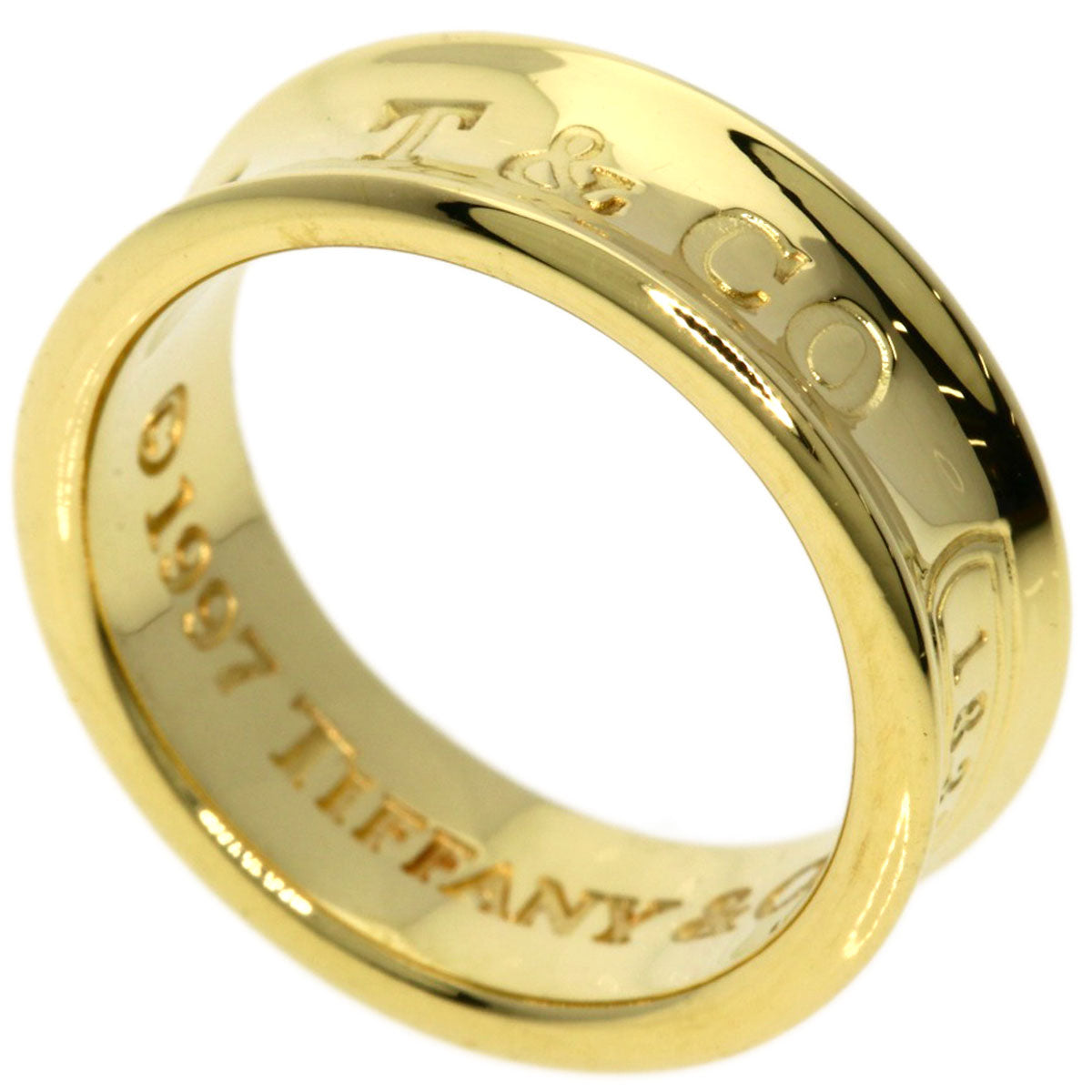 TIFFANY&Co.   Ring 1837 K18 Yellow Gold Ladies