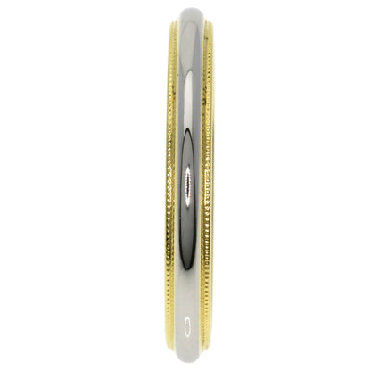 TIFFANY&Co.   Ring Milgrain K18 Yellow Gold PT950Ladies