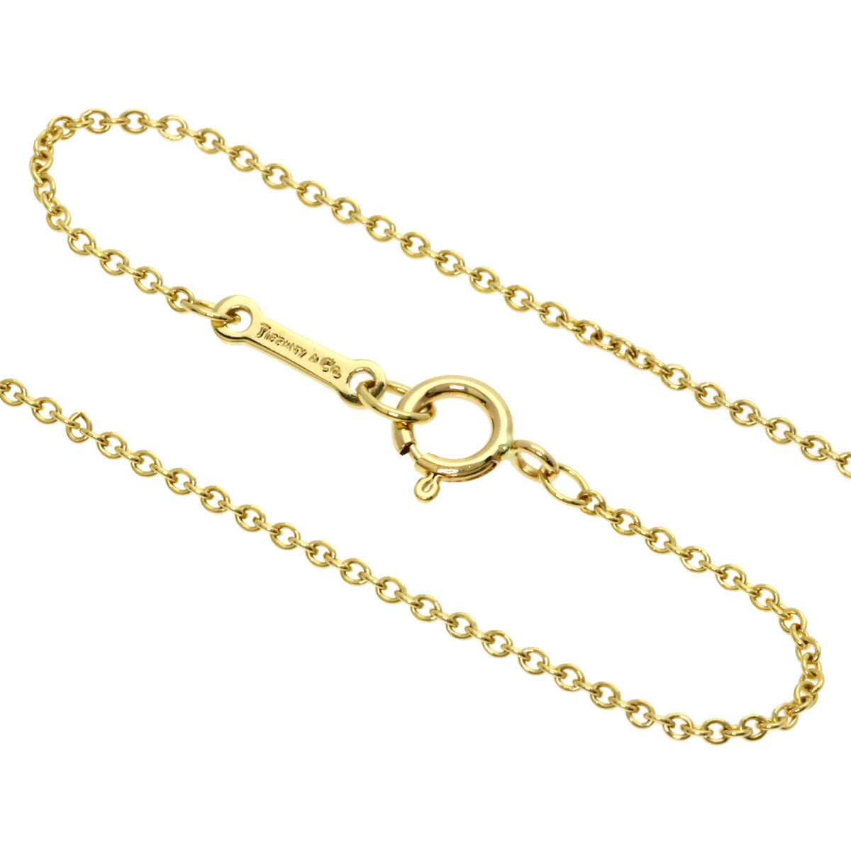 TIFFANY&Co.   Necklace Open heart K18 Yellow Gold Ladies