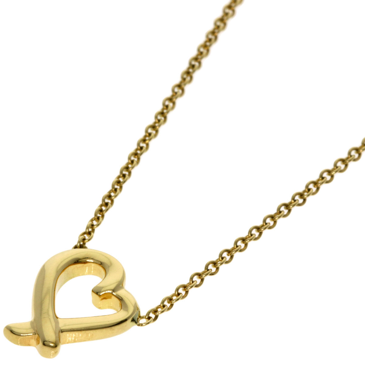 TIFFANY&Co.   Necklace Loving Heart Mini K18 Yellow Gold Ladies