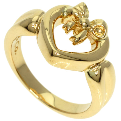 TIFFANY&Co.   Ring Heart ribbon K18 Yellow Gold Ladies