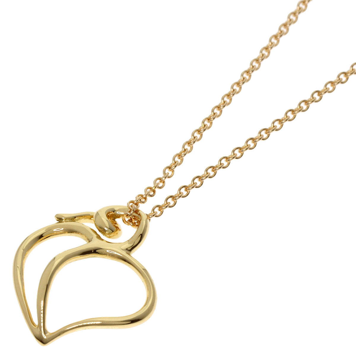 TIFFANY&Co.   Necklace apple heart K18 Yellow Gold Ladies