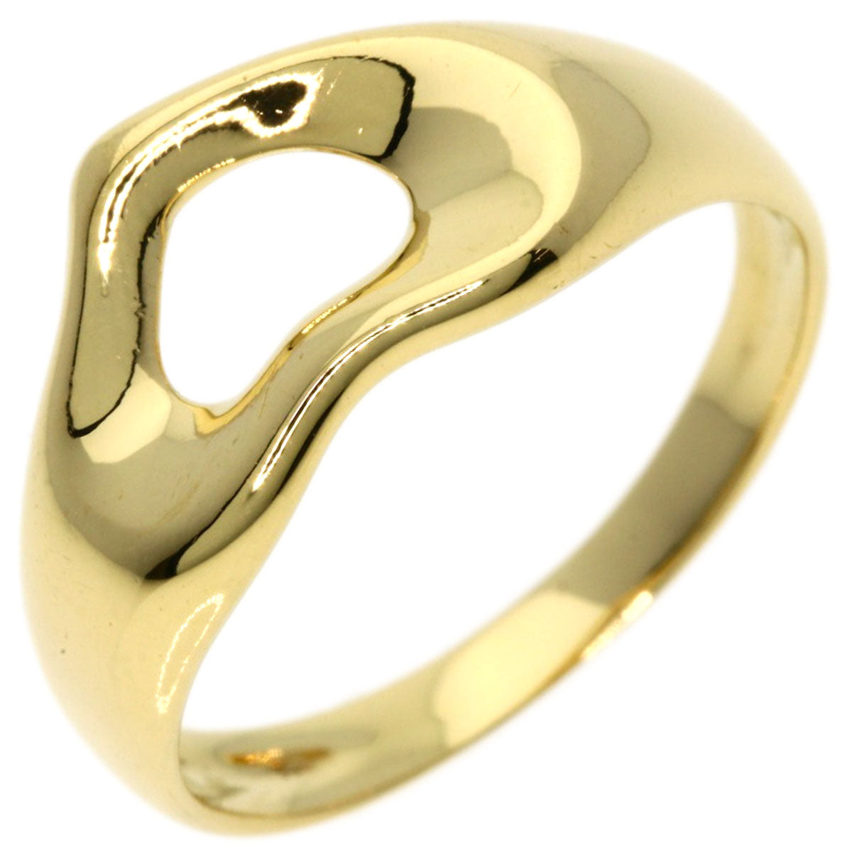 TIFFANY&Co.   Ring Open heart K18 Yellow Gold Ladies