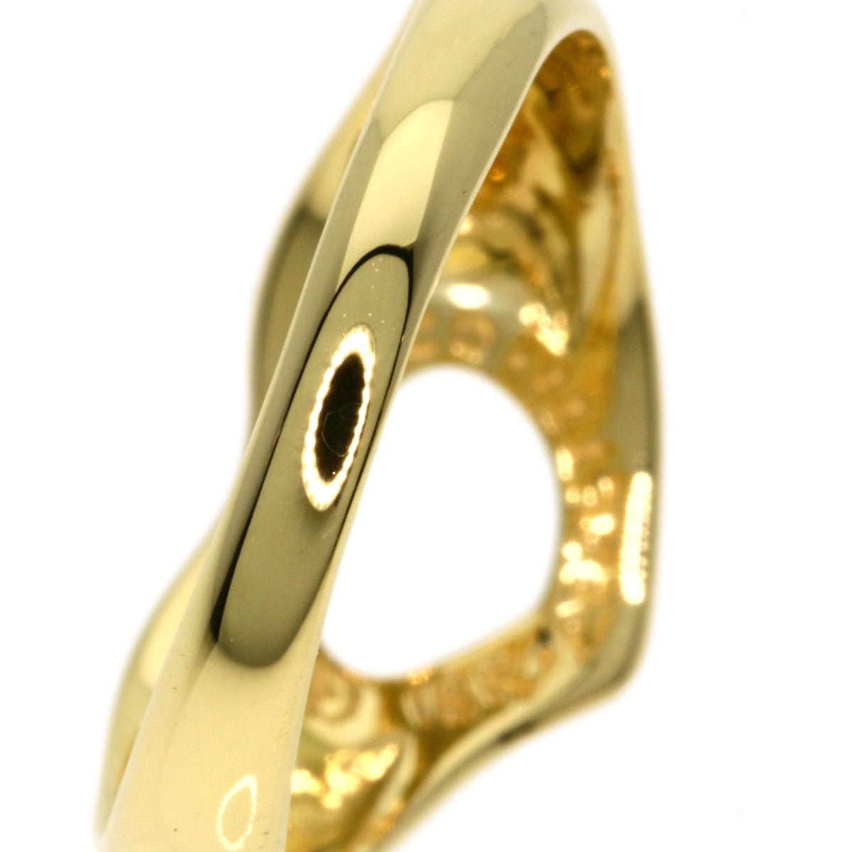 TIFFANY&Co.   Ring Open heart K18 Yellow Gold Ladies