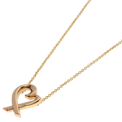 TIFFANY&Co.   Necklace Loving heart K18 Pink Gold Ladies