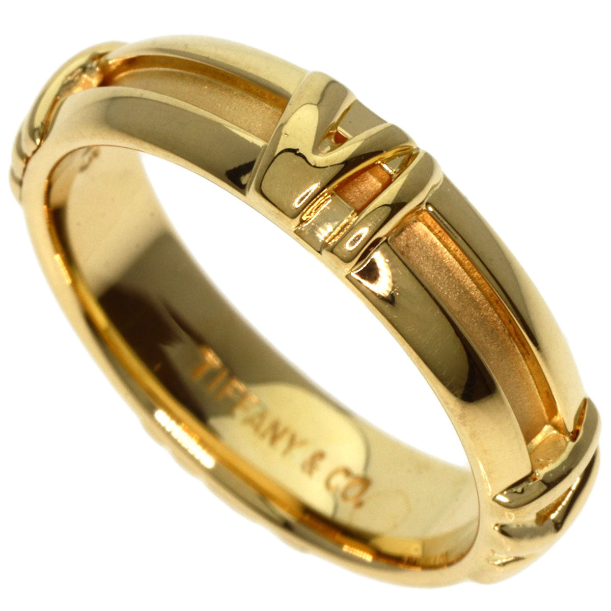 TIFFANY&Co.   Ring Atlas Numeric K18 Yellow Gold Ladies