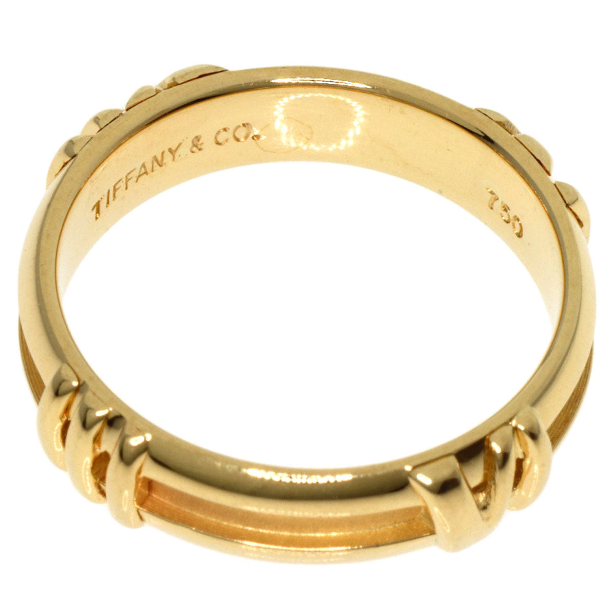 TIFFANY&Co.   Ring Atlas Numeric K18 Yellow Gold Ladies