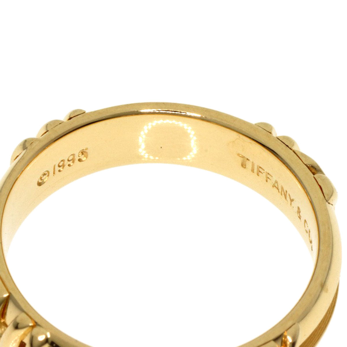 TIFFANY&Co.   Ring Atlas Numeric K18 Yellow Gold Ladies