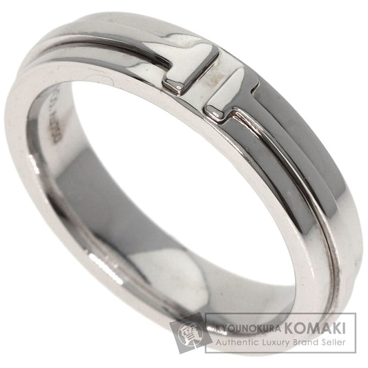 TIFFANY&Co.   Ring T TWO narrow K18 White Gold Ladies