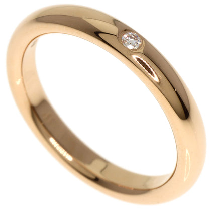 TIFFANY&Co.   Ring Stacking band 1P Diamond K18 Pink Gold Ladies