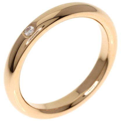 TIFFANY&Co.   Ring Stacking band 1P Diamond K18 Pink Gold Ladies