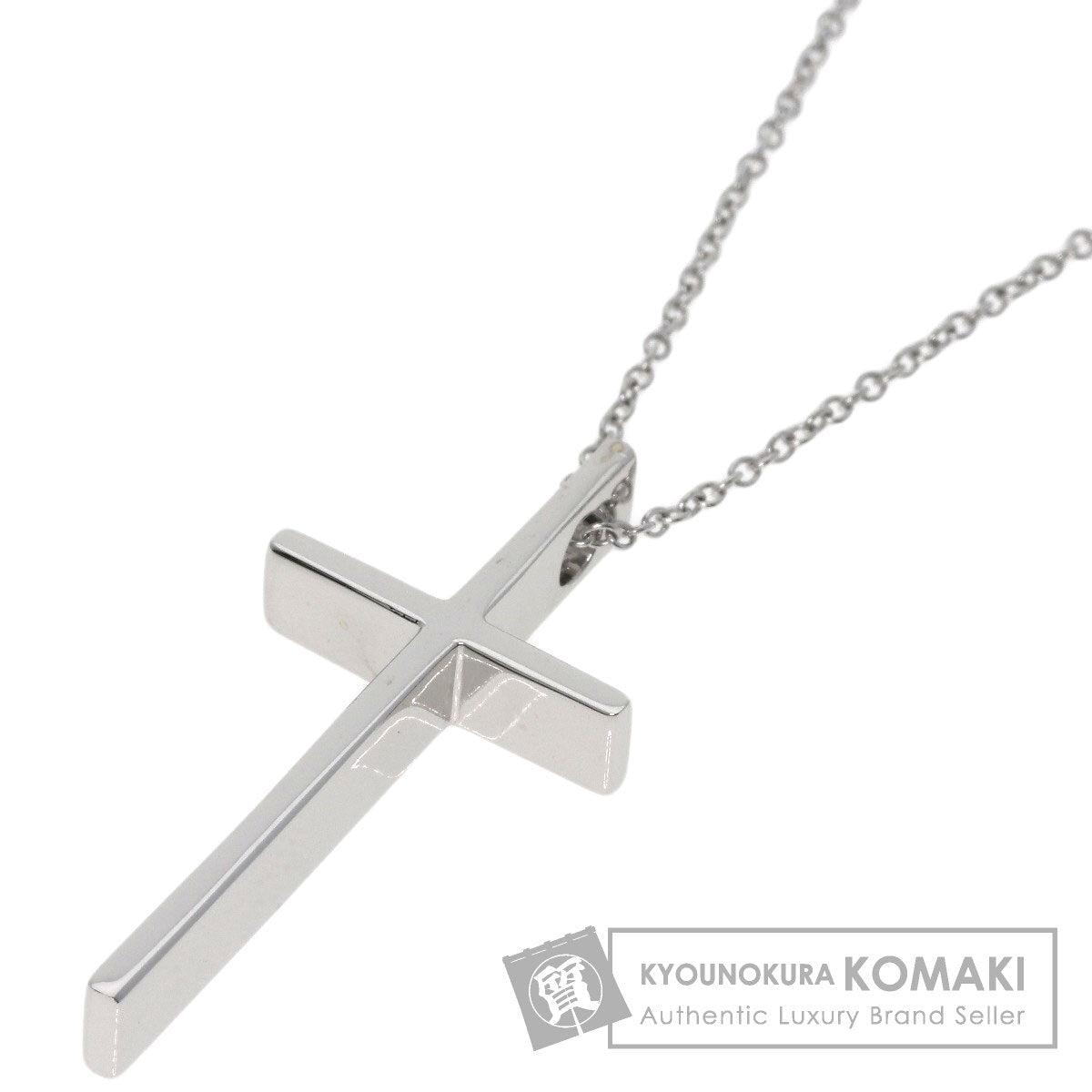 TIFFANY&Co.   Necklace Metrocross K18 White Gold Ladies