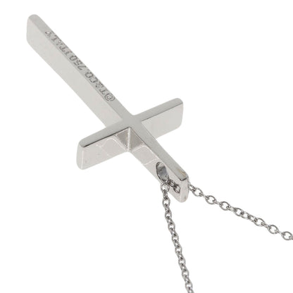 TIFFANY&Co.   Necklace Metrocross K18 White Gold Ladies