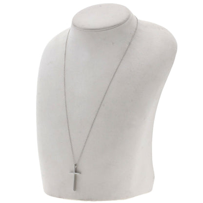 TIFFANY&Co.   Necklace Metrocross K18 White Gold Ladies
