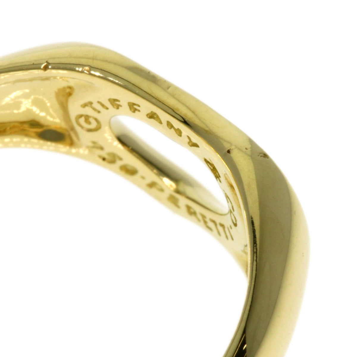 TIFFANY&Co.   Ring Open heart K18 Yellow Gold Ladies